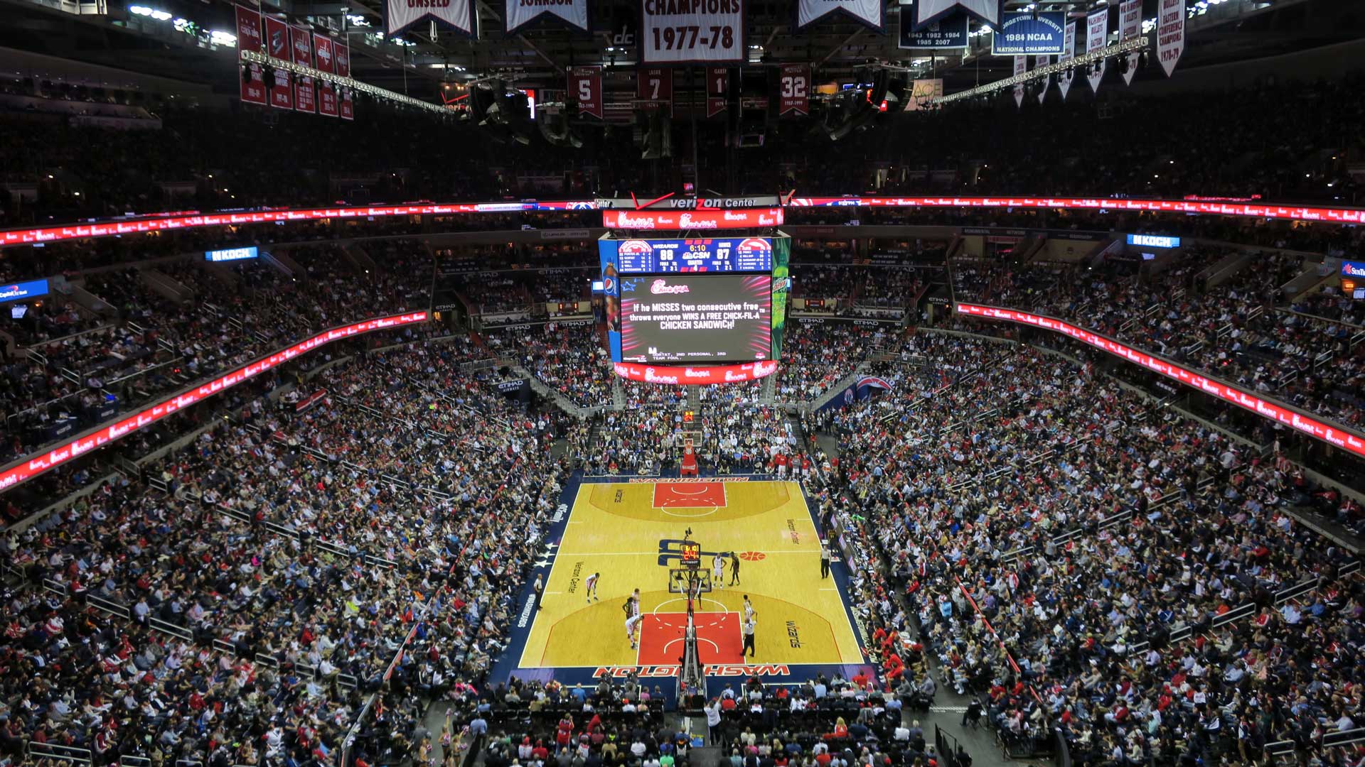 Paquete Washington Wizards vs Houston Rockets
